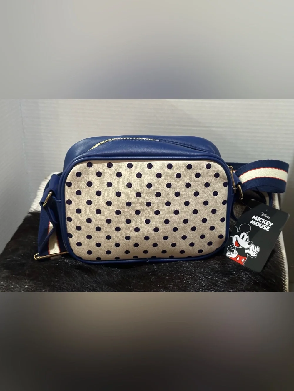 Disney Mickey Mouse Polka Dots Crossbody Bag